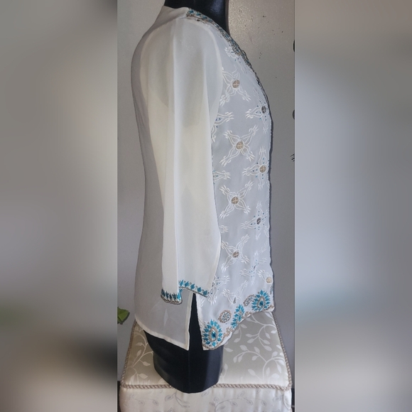 Unmarked Ethnic Embroidered Tunic - Picture 7 of 11